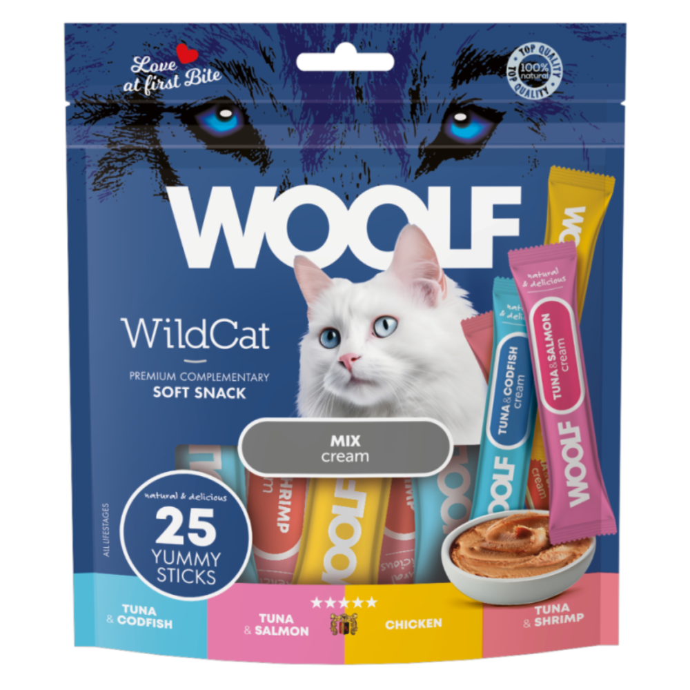 Crème fat cat 9'8 Woolf WildCat - Cream - Mix - Petstop