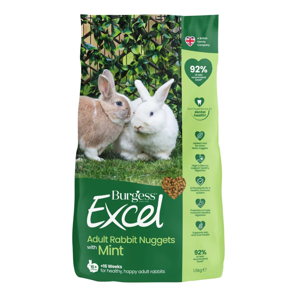 Burgess Excel Nuggets Adult Rabbit Petstop