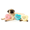 FuzzYard Plush Dog Toy - Candy Hearts - 3 Pack
