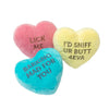FuzzYard Plush Dog Toy - Candy Hearts - 3 Pack