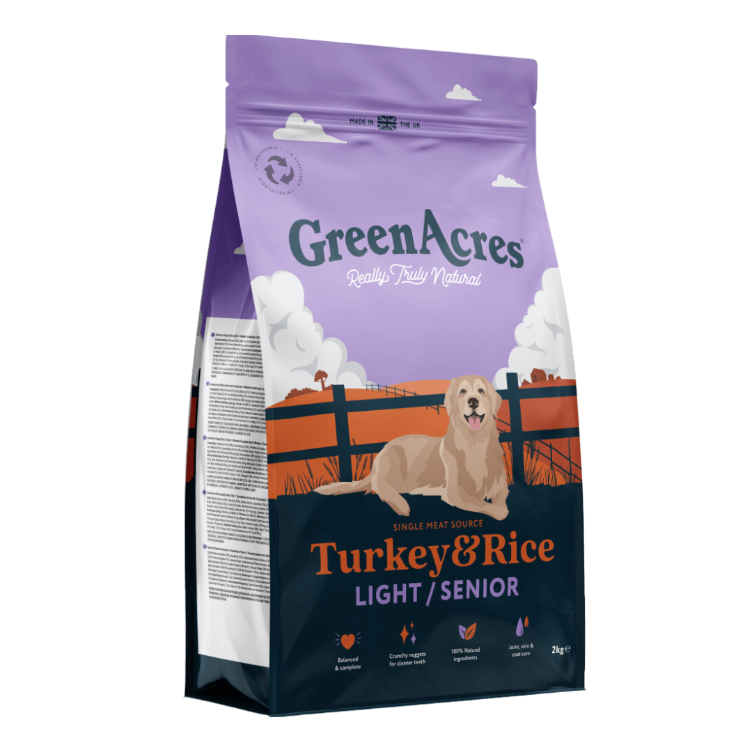 GreenAcres Senior Dog Light Turkey Rice Petstop