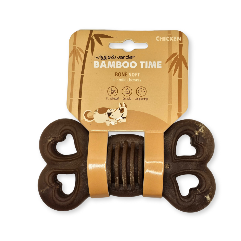 Wiggle & Wander Bamboo Chew - Soft Bone