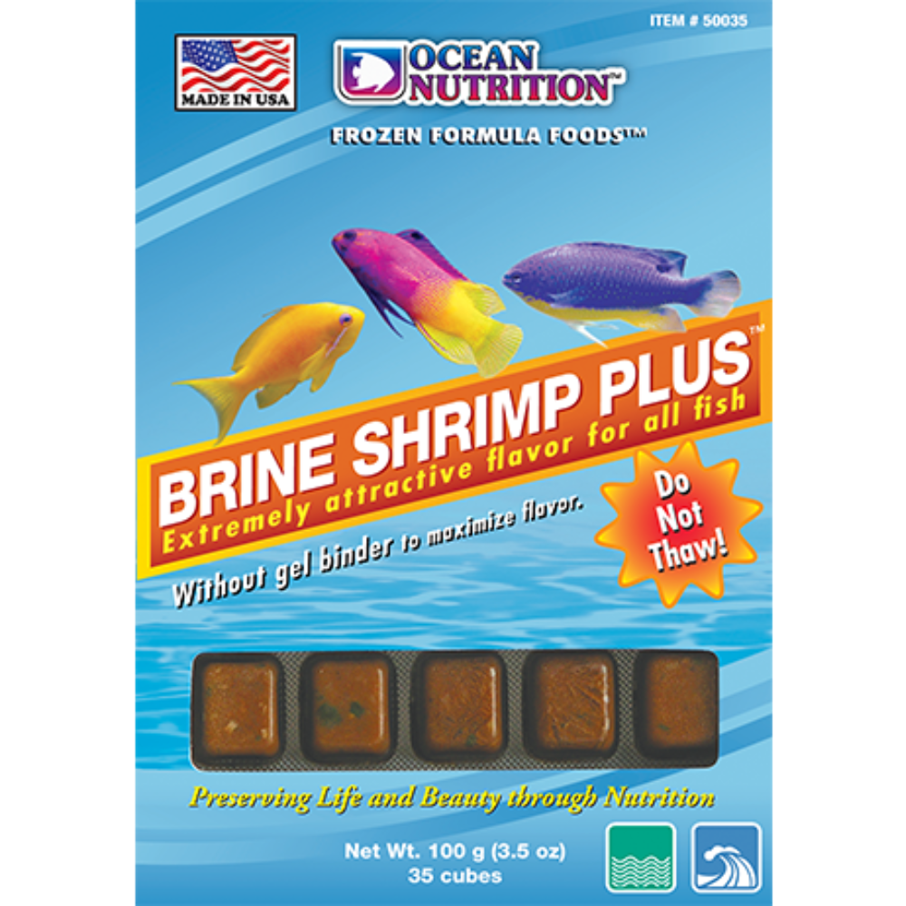 Ocean Nutrition Frozen Brine Shrimp Plus 100g Petstop