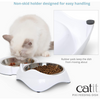 Catit Pixi Double Food Dish White