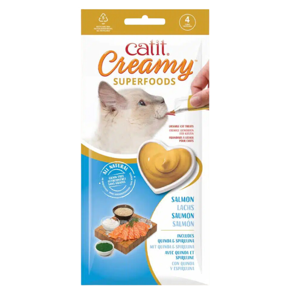 Catit Creamy Superfoods Cat Treat Salmon Petstop