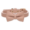 Flamingo Dog Collar Nela with Bow Tie - Pink