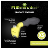 Furminator Undercoat deShedding Tool - XSmall Dog - Long Hair