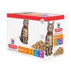 Hill's Science Plan - Adult Cat Wet Multipack - Chicken, Ocean Fish & Beef