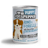 Joe & Pepper - Dog Tin - Puppy Beef & Trout
