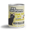 Joe & Pepper - Cat Tin - Chicken, Turkey & Duck with Peas