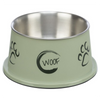 Long-Ear Bowl Stainless Steel with Plastic Coating