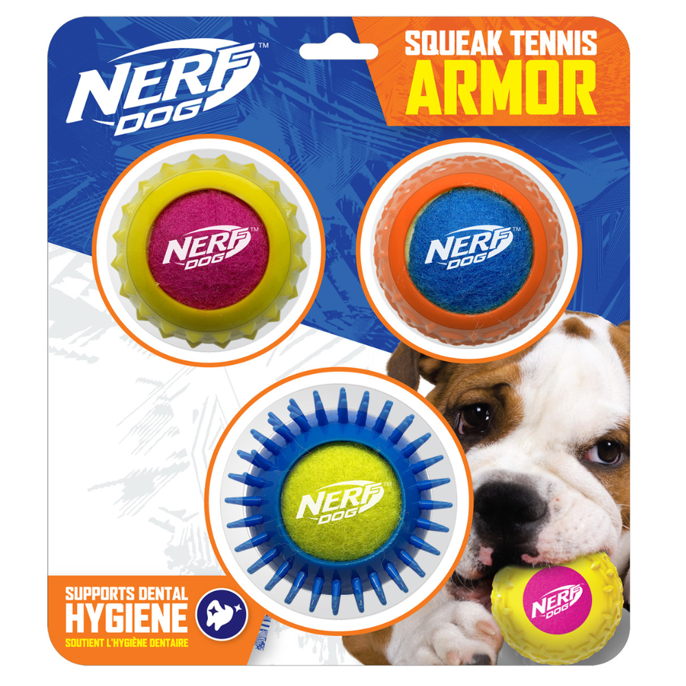 Nerf Dog Squeak Tennis Armor Petstop