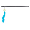 Playing Rod with Feathers & Rattling Ball