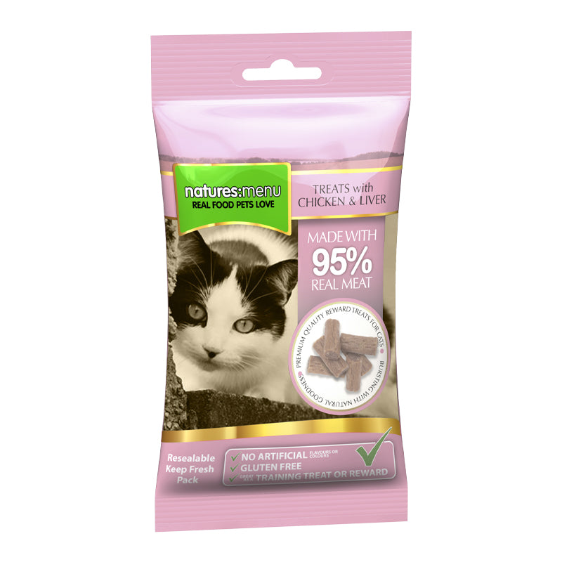 Natures Menu Treats Cat Chicken And Liver 60g Petstop