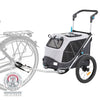 Trixie Bicycle Trailer - Quick Fold - Small