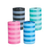 Dog Poop Bags Medium 4 Rolls Striped