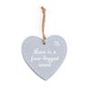 Wooden Heart Sign - Love Is A Four Legged Word