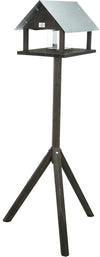 Natura Bird Feeder with Stand Black
