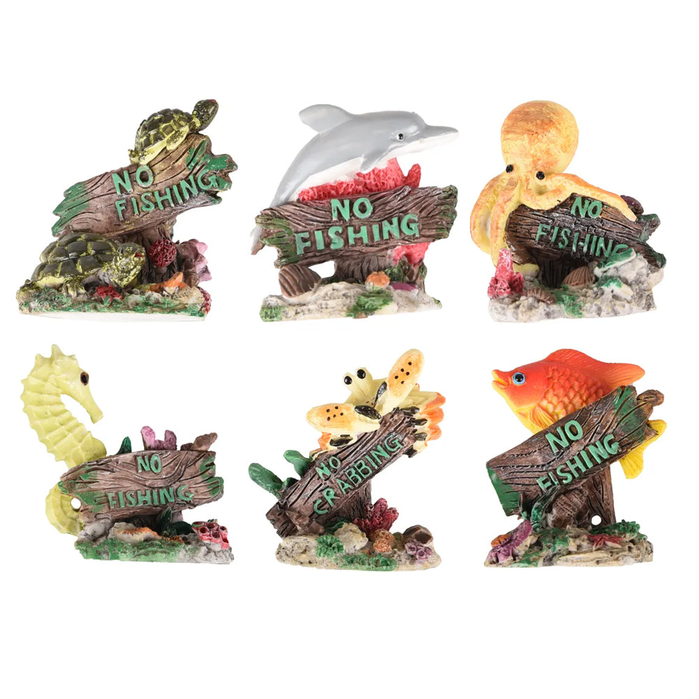 fish tank accessories no fishing Flamingo Aquarium Decoration Signs Assorted General Statewide Regulations - Made from biodegradable PLA Size:35LB 0.30mm (4 Strands)-547 Yds Golden Perch Lures
