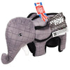 Strong Stuff Elephant Dog Toy with Squeaker