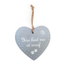 Wooden Heart Sign - You Had Me At Woof