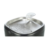 Aqua Pure Drinking Fountain - with Stainless Steel Drinking Bowl - Black