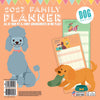 Monthly Dog Planner Wall Calendar 2027