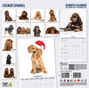 Cocker Spaniel Modern Wall Calendar 2027