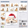 Golden Retriever Modern Wall Calendar 2027