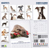 Whippets Modern Wall Calendar 2027