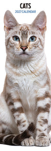 Cats Slim Wall Calendar 2027