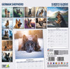 German Shepherd Traditional Wall Calendar 2027