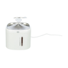 Aqua Pure Drinking Fountain - with Stainless Steel Drinking Bowl - White