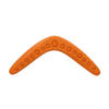 Flamingo Rubber Dog Toy - Neville Boomerang Orange