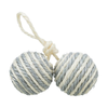 2 Sisal Balls on a Rope