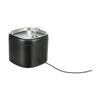 Aqua Pure Drinking Fountain - with Stainless Steel Drinking Bowl - Black