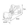Flamingo Rubber Dog Toy - Gladiator Crocodile