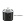 Aqua Pure Drinking Fountain - with Stainless Steel Drinking Bowl - Black