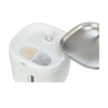 Aqua Pure Drinking Fountain - with Stainless Steel Drinking Bowl - White