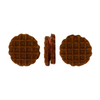 Flamingo Goodys Baked Treats - Waffle Chicken, Carrot, Peanut