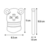 Flamingo Cat Toy - Tucca Mouse with Catnip Option