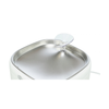 Aqua Pure Drinking Fountain - with Stainless Steel Drinking Bowl - White