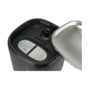 Aqua Pure Drinking Fountain - with Stainless Steel Drinking Bowl - Black