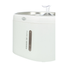 Aqua Pure Drinking Fountain - with Stainless Steel Drinking Bowl - White