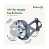 Baskerville INVISA Muzzle - Transparent