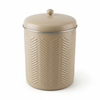 Alice & Co - Treat Jar - Chevron Cream