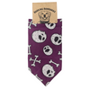 Barking Bandana - Halloween Skull - Purple