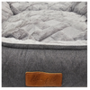Alice & Co - Luna - Dark Grey Velvet Dog Bed