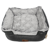 Alice & Co - Luna - Dark Grey Velvet Dog Bed