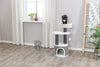 Marco Cat Tree - White & Beige